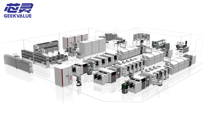 芯灵实业asm贴片机生产线
